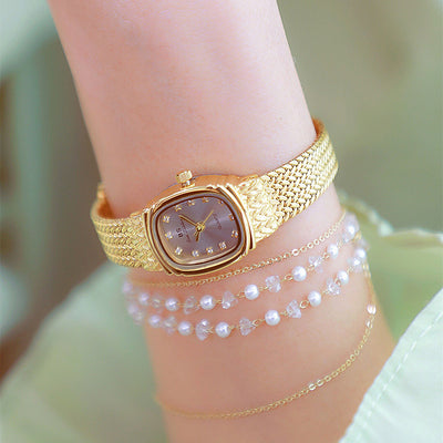 Luxury Quartz Watch - Gold/SLuxury Quartz Watch - Gold/Silver, 48mm Dial,30M Waterproofilver, 48mm Dial,30M Waterproof