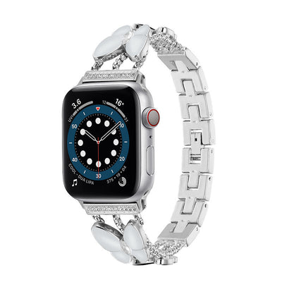 Upgrade your watch with this elegant resin diamond butterfly band. Stylish, durable, and perfect fit for women’s smartwatches. A must-have accessory!

