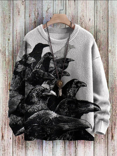 Men's Waffle Crew Neck Sweater