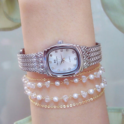 Luxury Quartz Watch - Gold/Silver, 48mm Dial,30M Waterproof