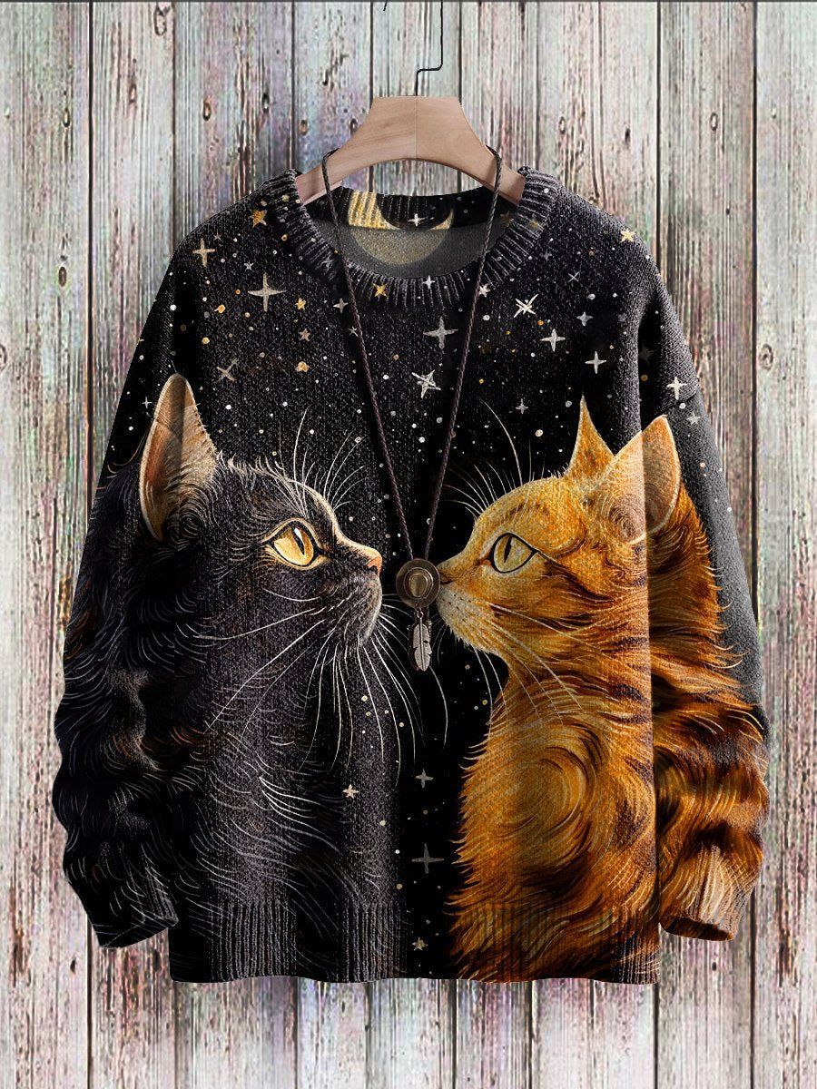 Men's Waffle Crew Neck Sweater