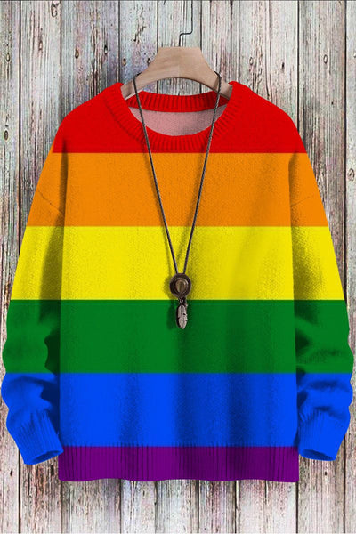 Men's Waffle Crew Neck Sweater
