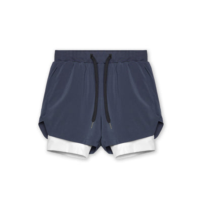Men's Athletic Shorts Double-layer Fitness Wicking