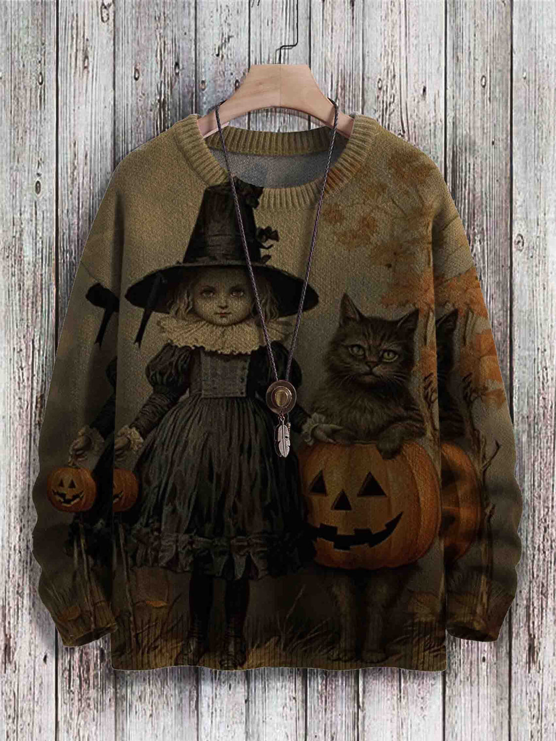 Men's Waffle Crew Neck Sweater